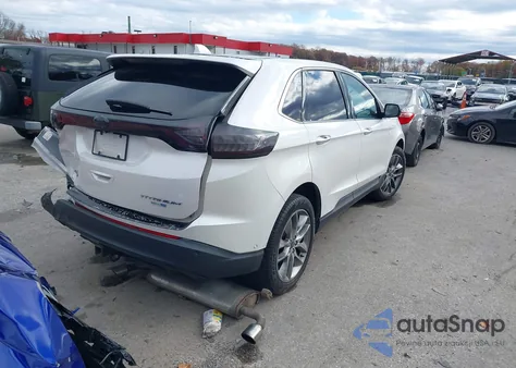 2015 Ford Edge Titanium из США, поврежденный, VIN 2FMPK4K93FBB80668